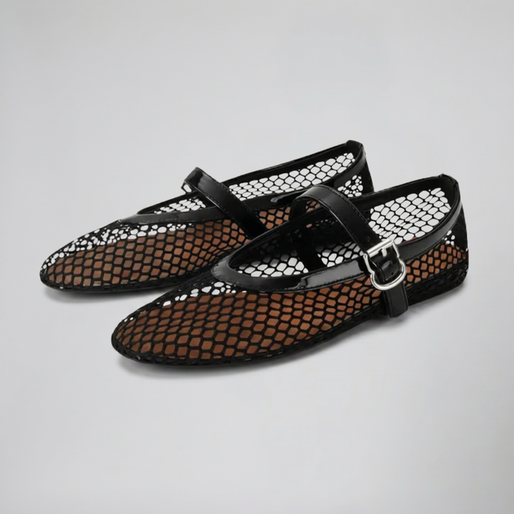 Women’s Mesh Mary Jane Flats | Celestiella