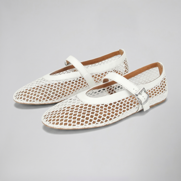 Women's Flats, Mesh Mary Jane