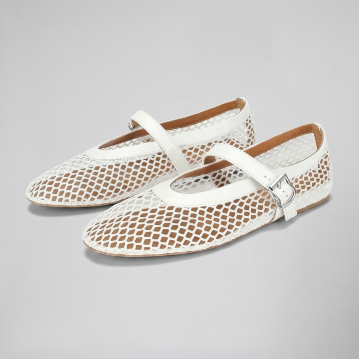 Women’s Mesh Mary Jane Flats | Celestiella