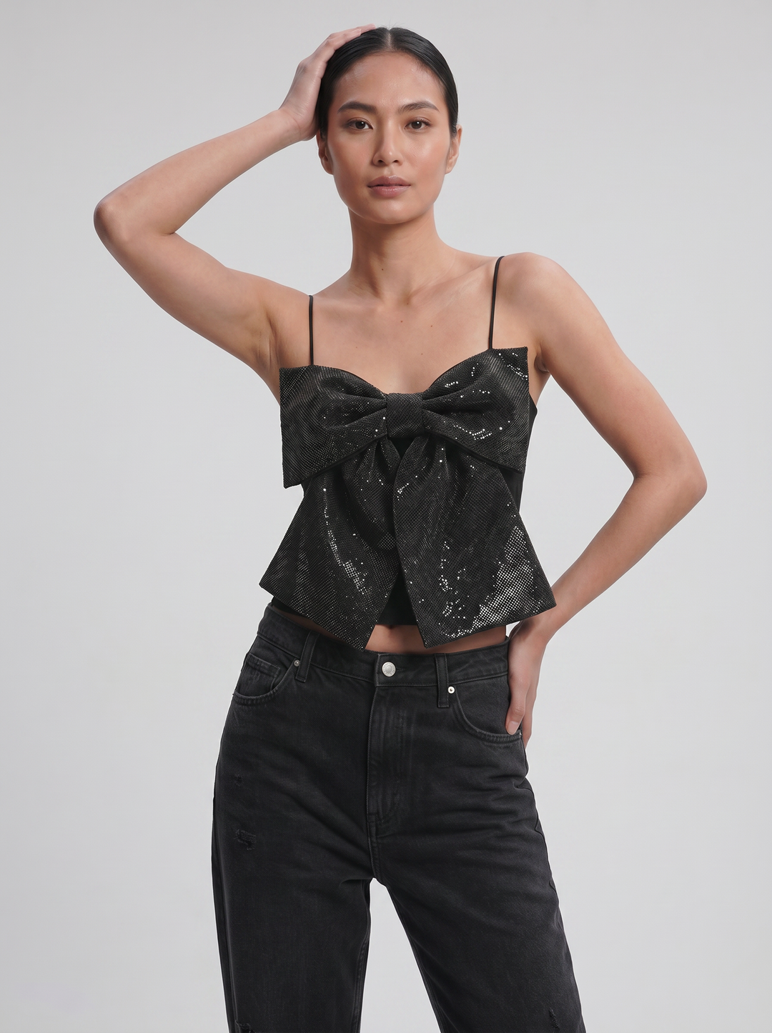 Women's Cami Top – Glitter Bow
