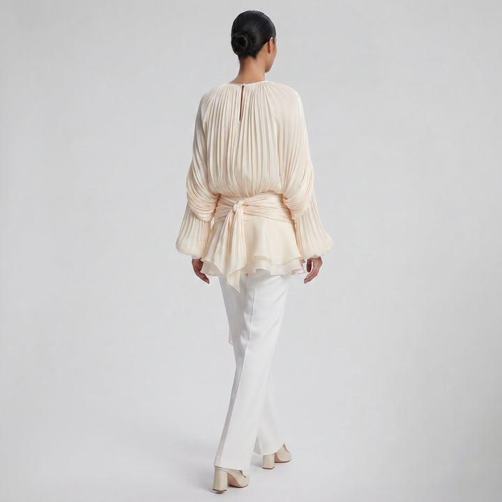 Women's Silk Chiffon Blouse, Loose Fit | Celestiella