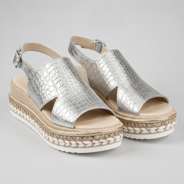 Women's Wedge Sandals, Platform Animal Print