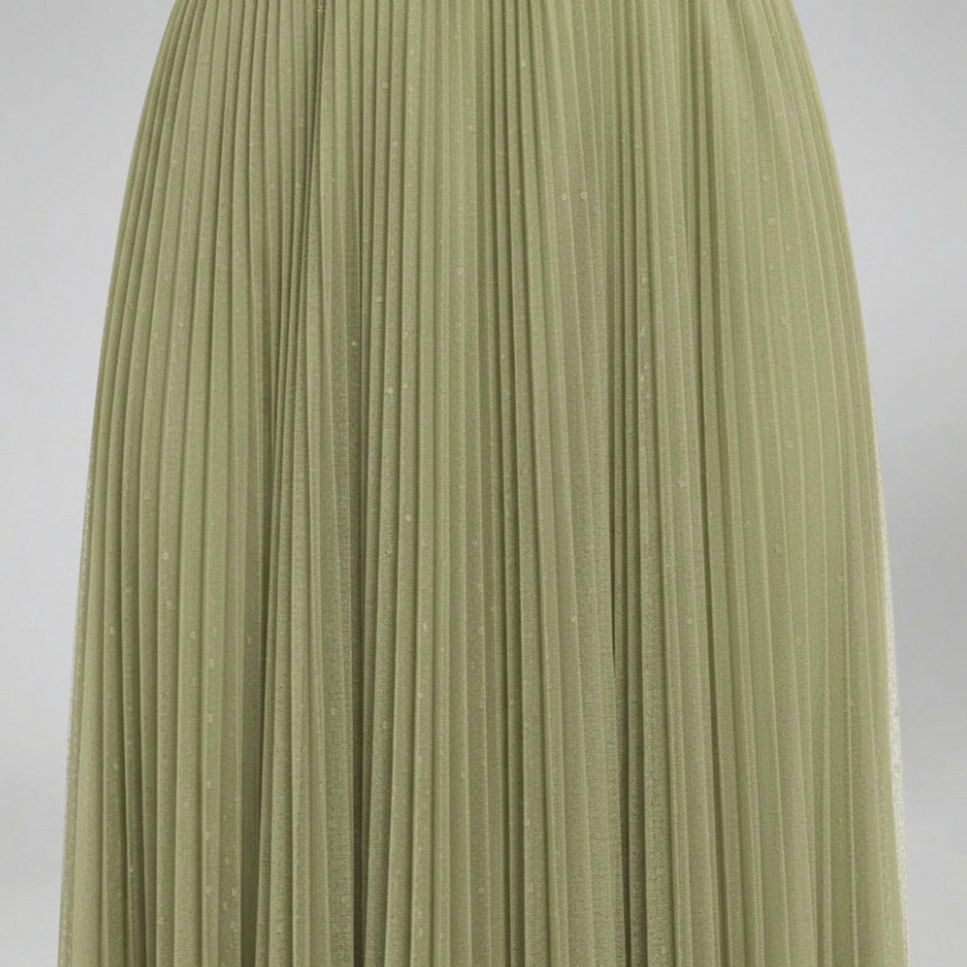Women's Maxi Dress – Pleated Bustier Occasion Style