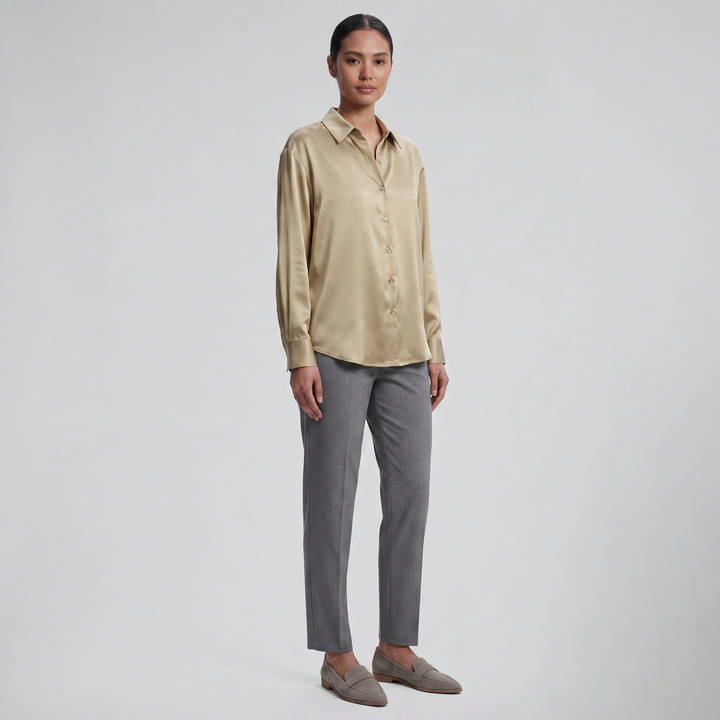 Women’s Pointed-Toe Suede Loafers | Celestiella