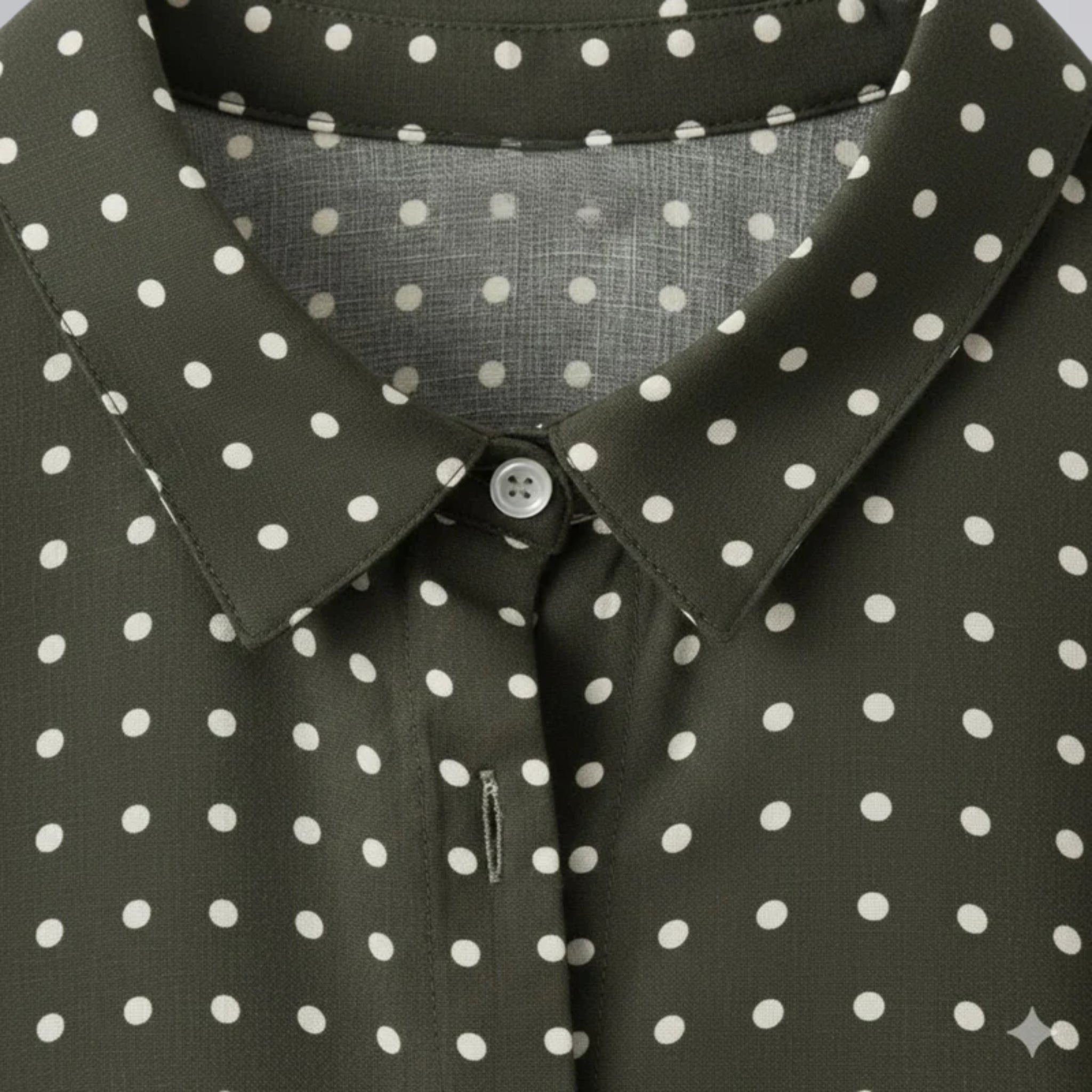 Women’s Polka Dot Cap-Sleeve Shirt | Celestiella