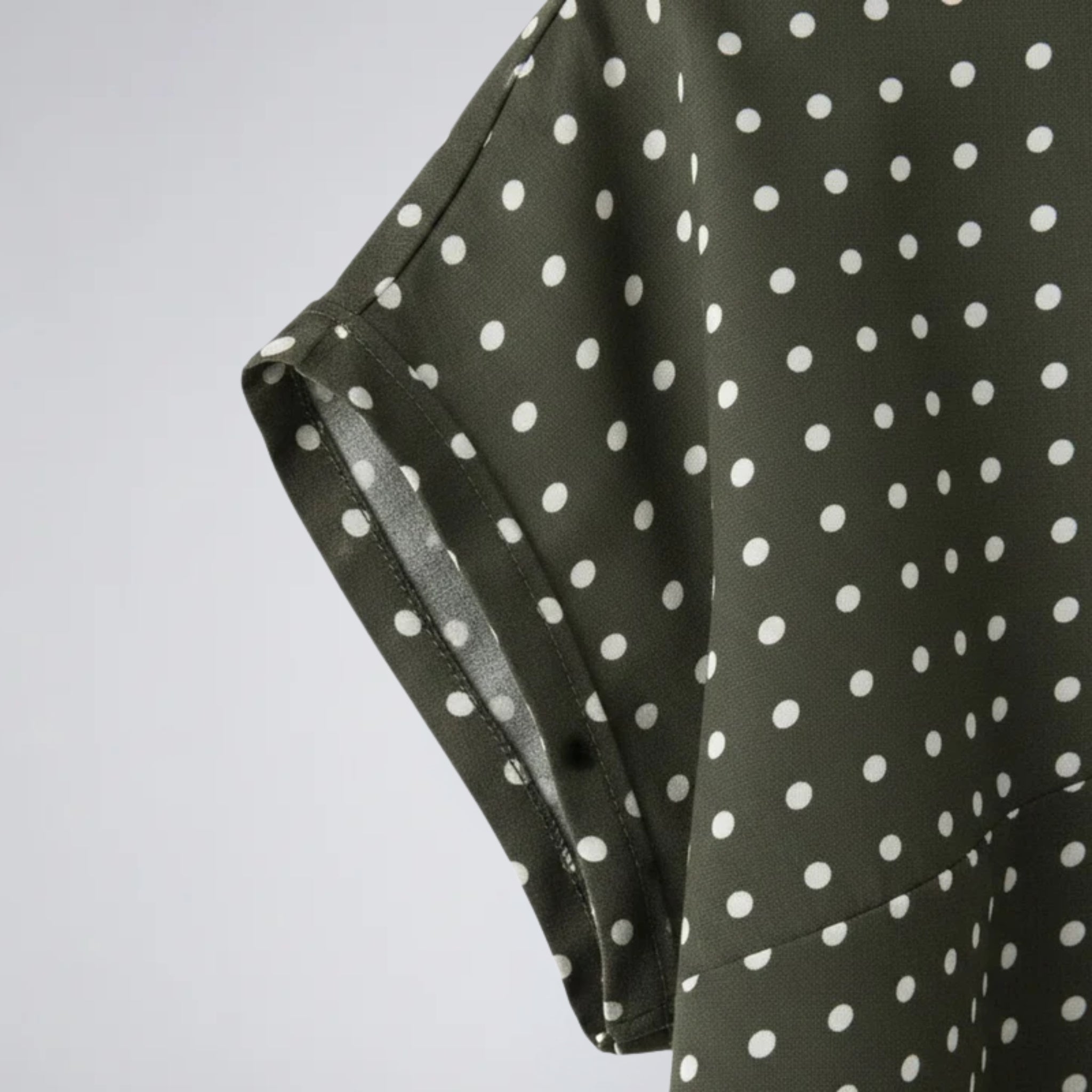 Women’s Polka Dot Cap-Sleeve Shirt | Celestiella