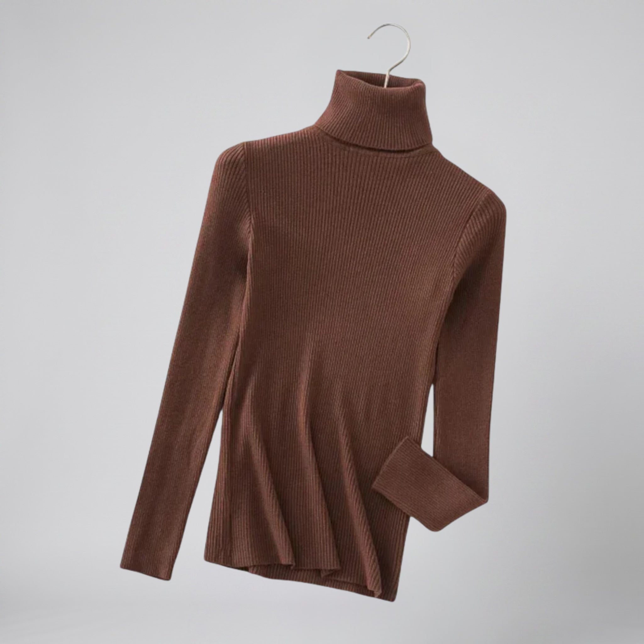 Women’s Ribbed Cashmere Turtleneck | Celestiella