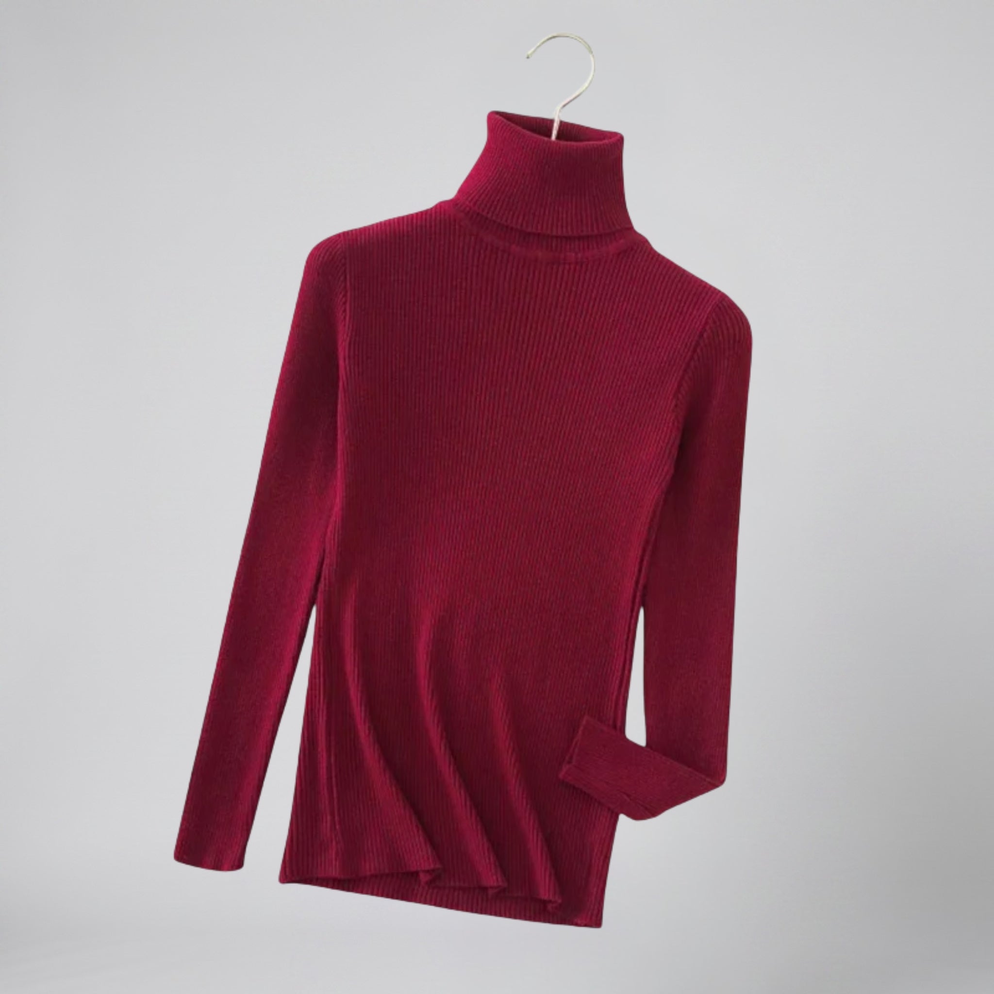Women’s Ribbed Cashmere Turtleneck | Celestiella