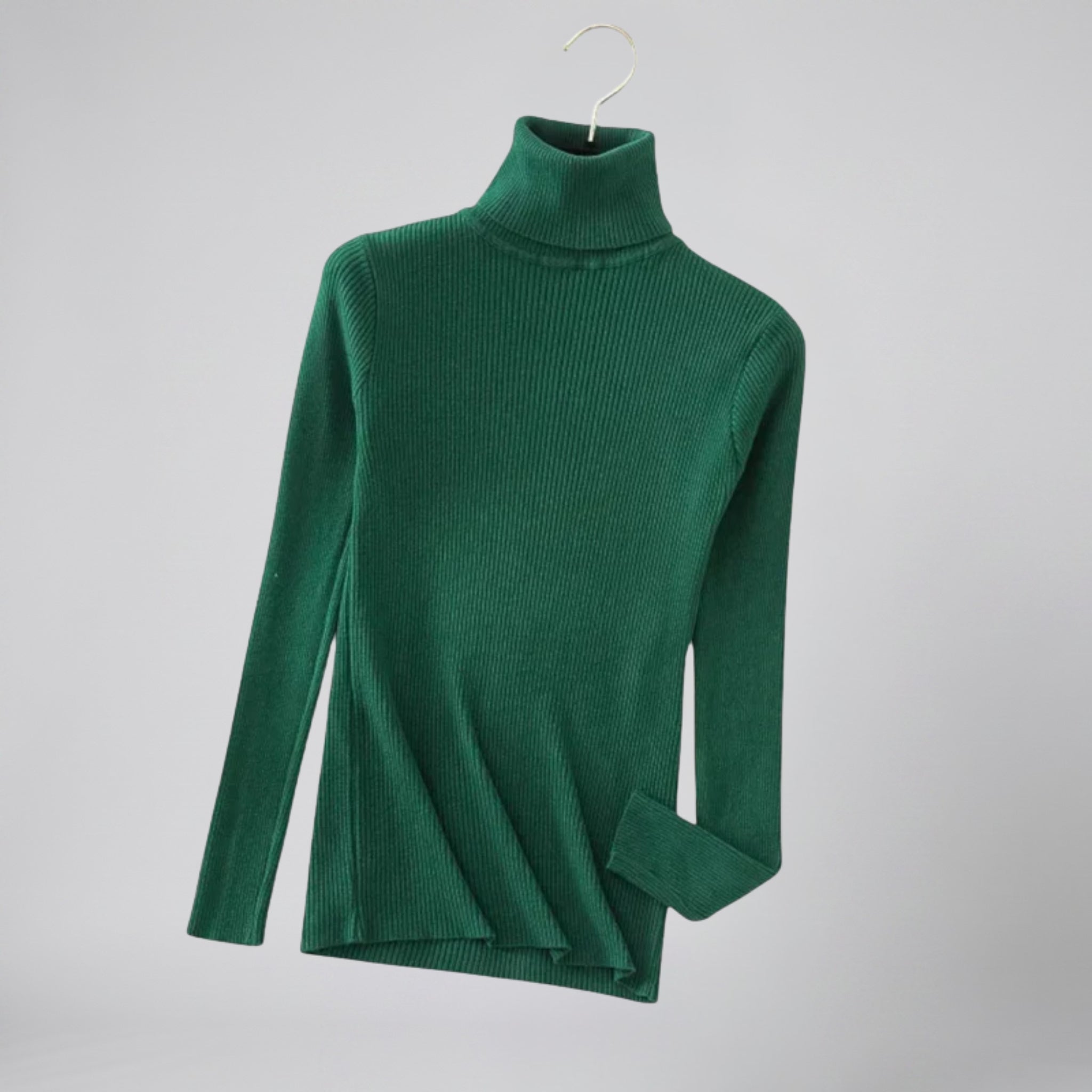 Women’s Ribbed Cashmere Turtleneck | Celestiella