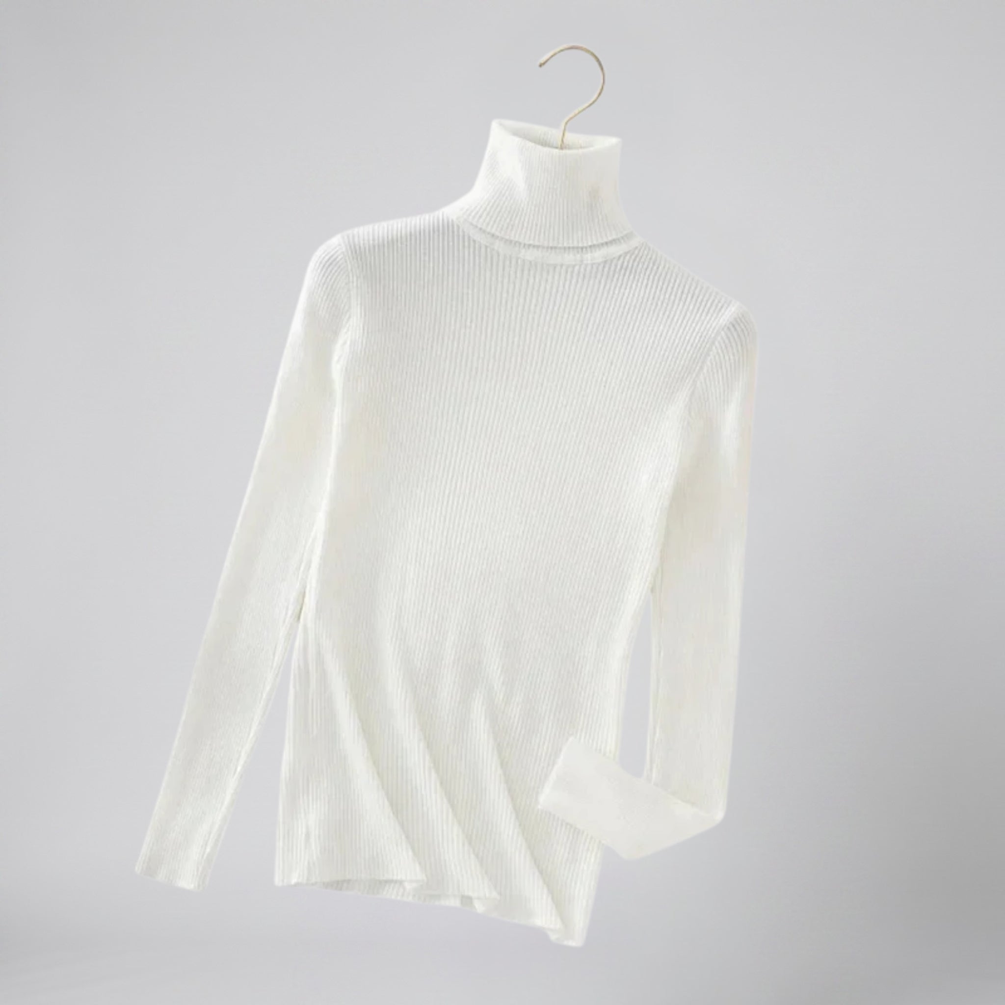Women’s Ribbed Cashmere Turtleneck | Celestiella