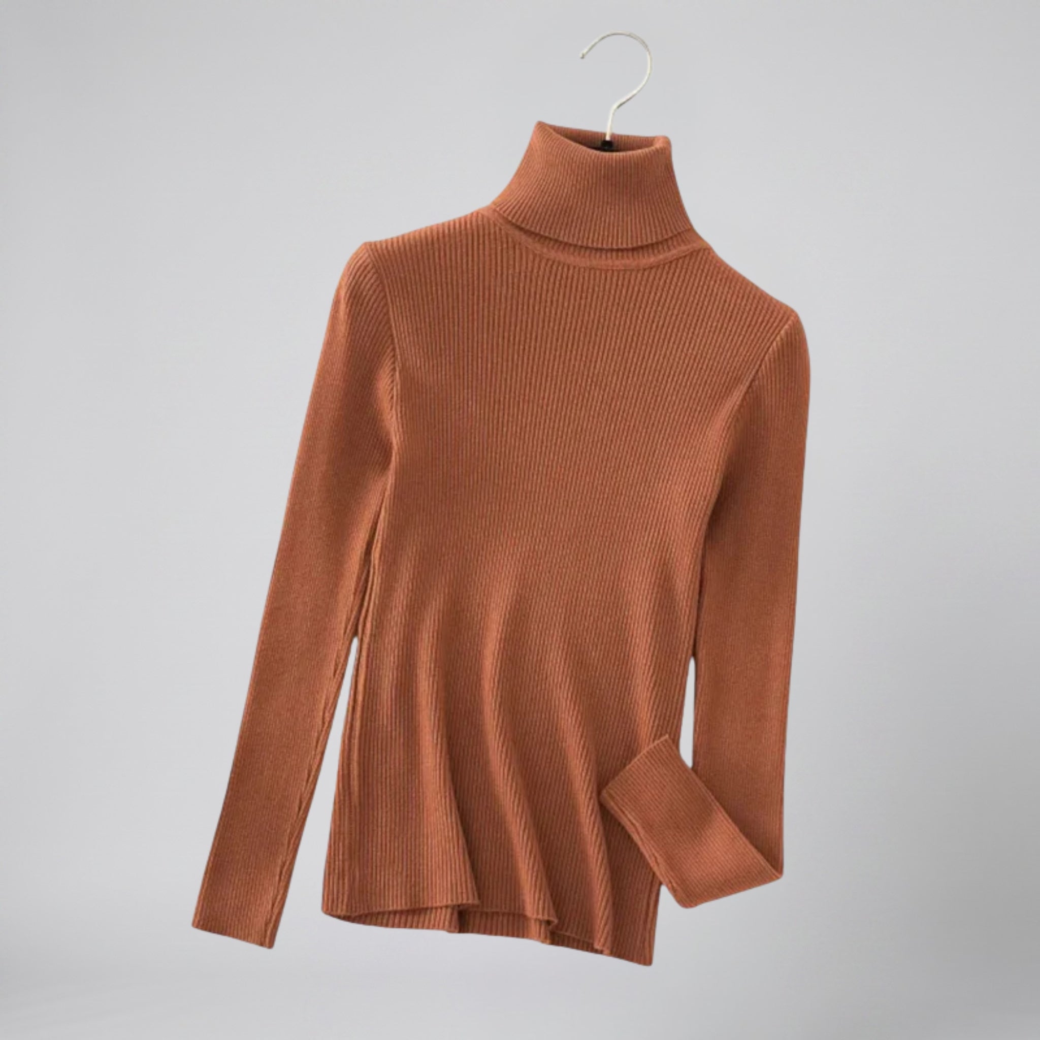 Women’s Ribbed Cashmere Turtleneck | Celestiella