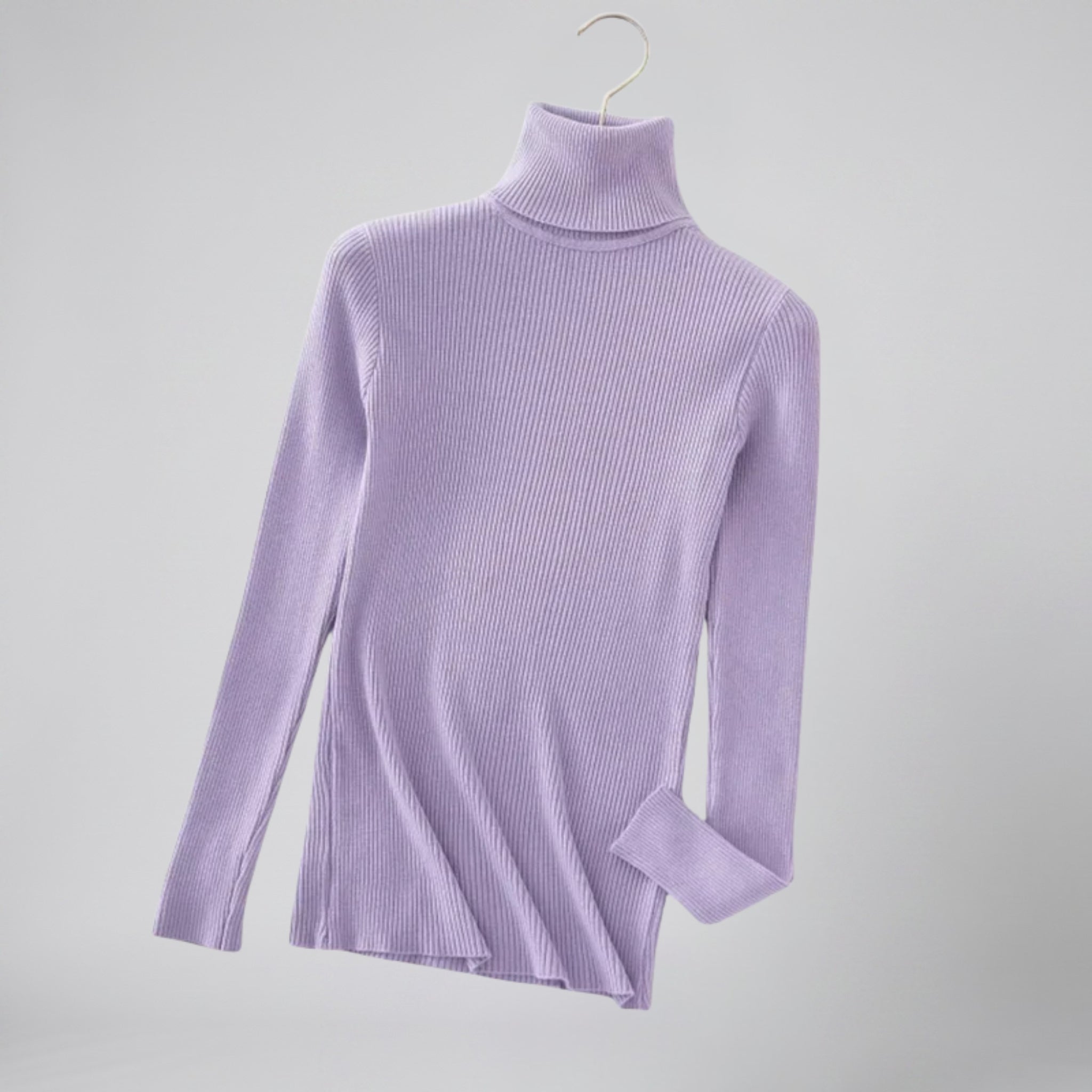 Women’s Ribbed Cashmere Turtleneck | Celestiella
