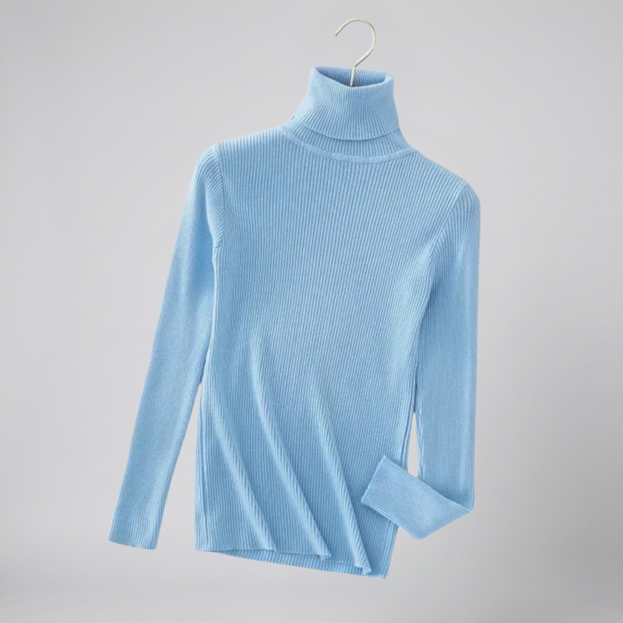 Women’s Ribbed Cashmere Turtleneck | Celestiella