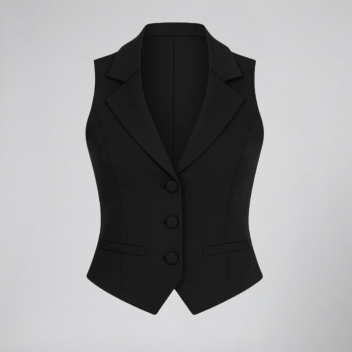 Women's Tailored Vest, Sleeveless Waistcoat | Celestiella
