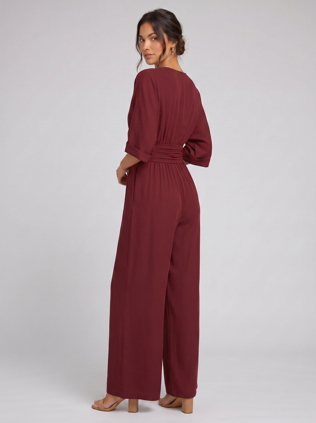 Women's Jumpsuit – Tailored Wide-Leg