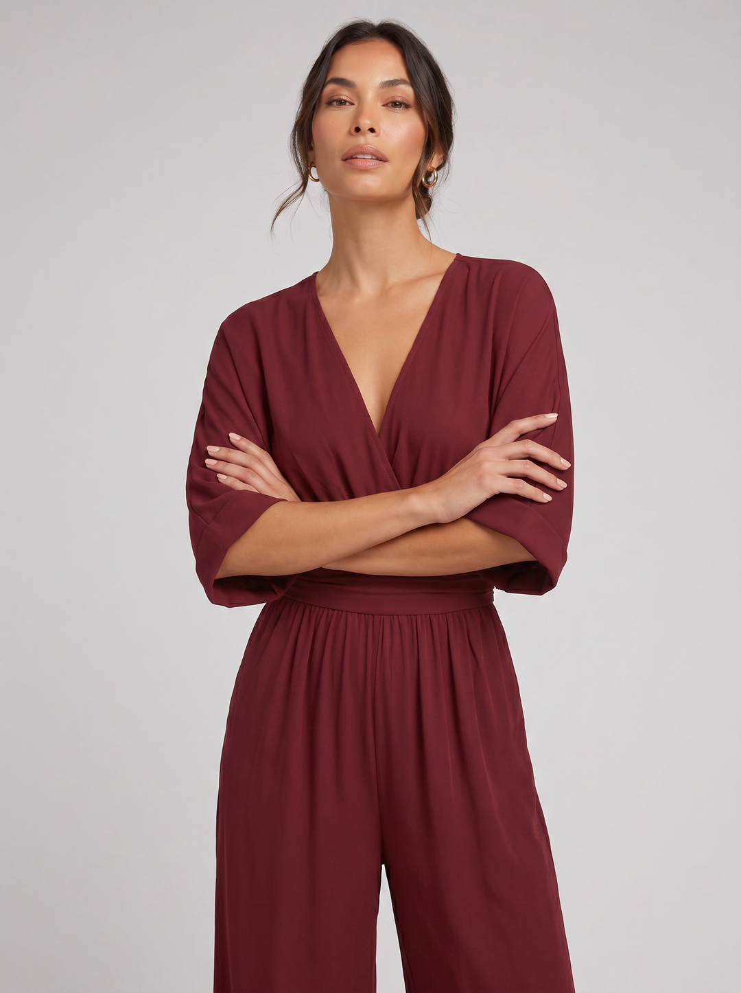 Women's Jumpsuit – Tailored Wide-Leg