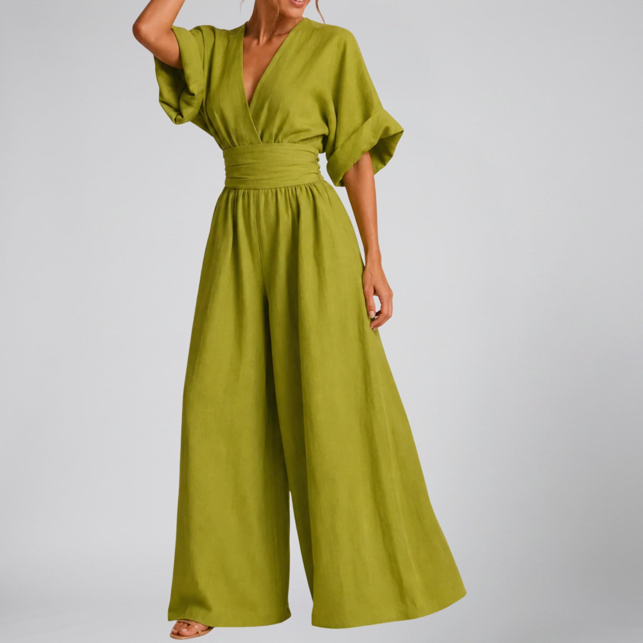 Women’s Tailored Wide-Leg Jumpsuit | Celestiella
