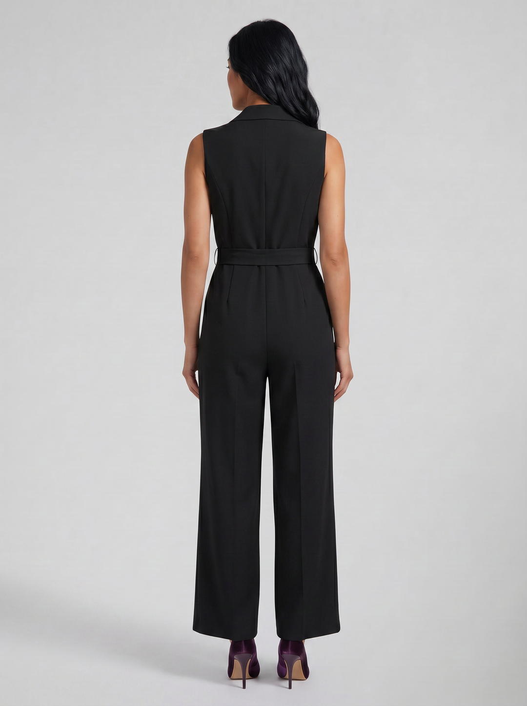 Women's Jumpsuit – Sleeveless Wrap