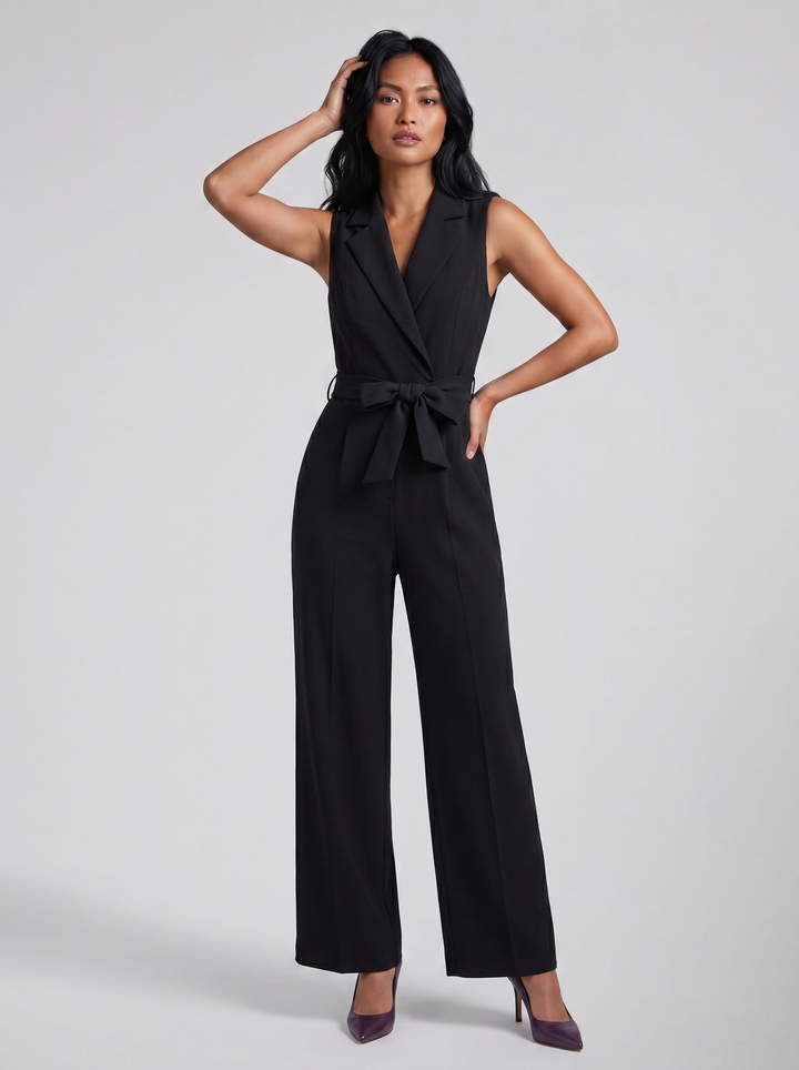 Women's Jumpsuit – Sleeveless Wrap