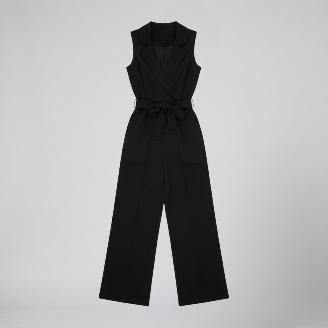 Women's Jumpsuit – Sleeveless Wrap