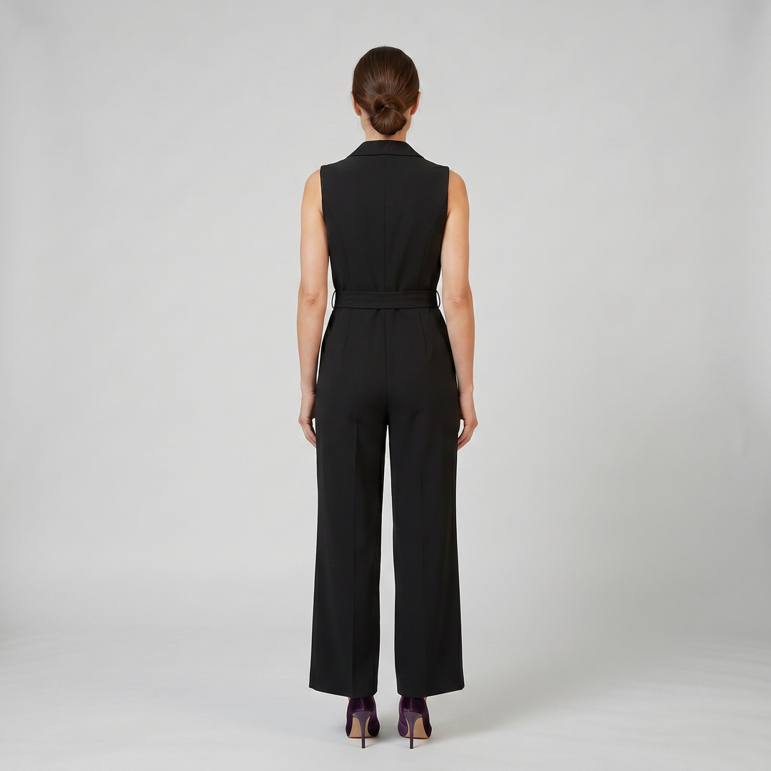 Women's Jumpsuit – Sleeveless Wrap