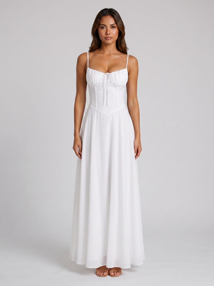 Women's Strappy Summer Maxi Dress – Flowing Lightweight Style