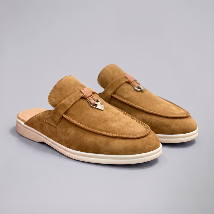 Women’s Suede Backless Loafers | Celestiella
