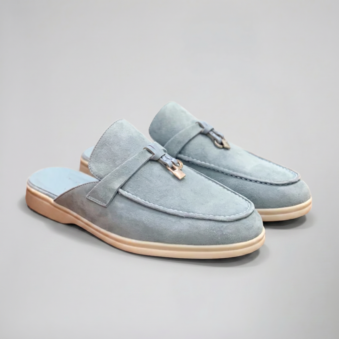 Women’s Suede Backless Loafers | Celestiella