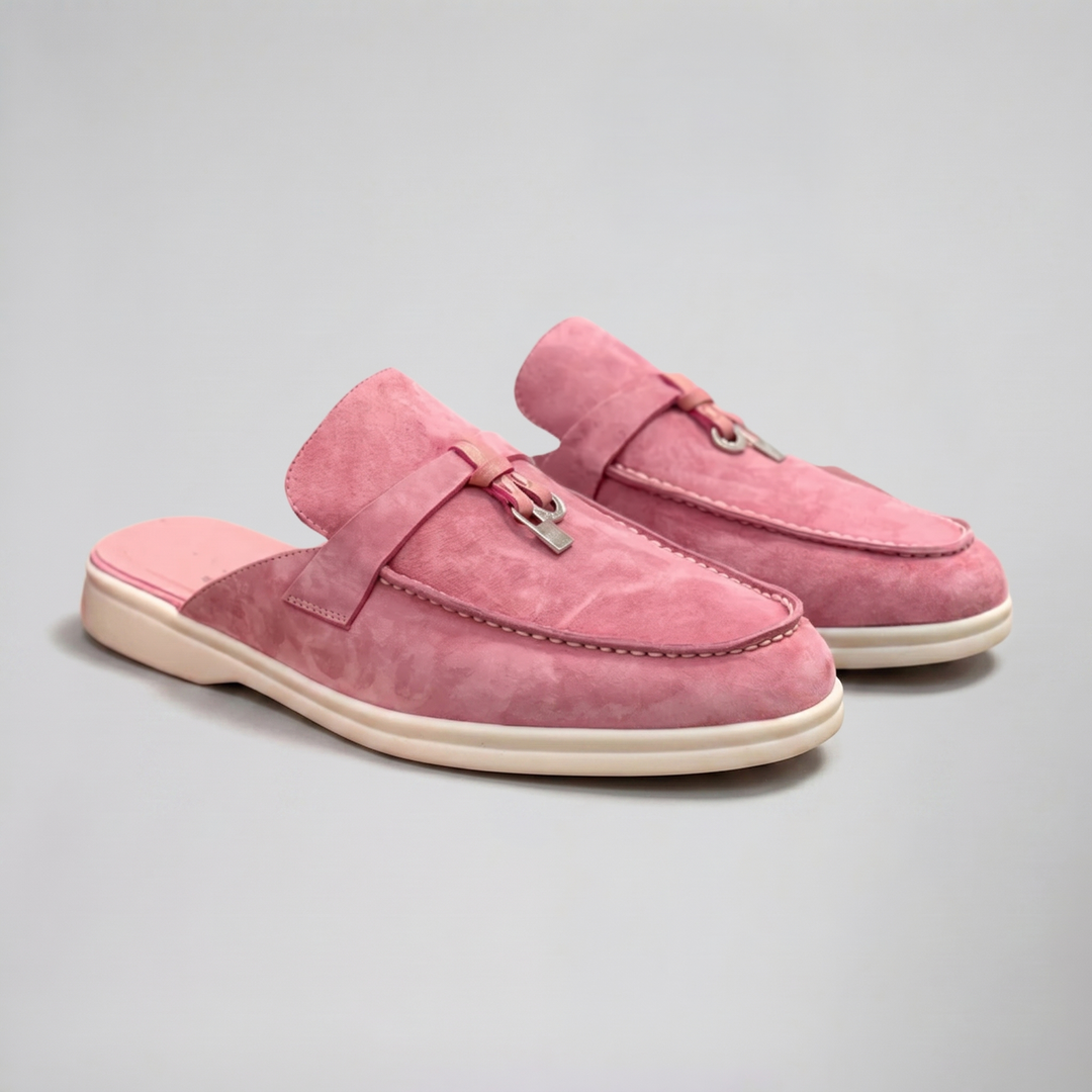 Women’s Suede Backless Loafers | Celestiella