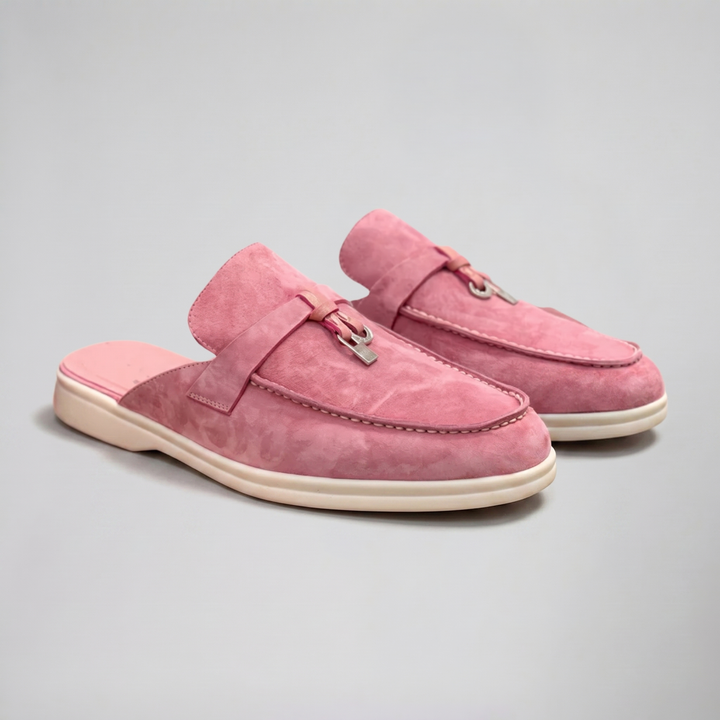 Women’s Suede Backless Loafers | Celestiella