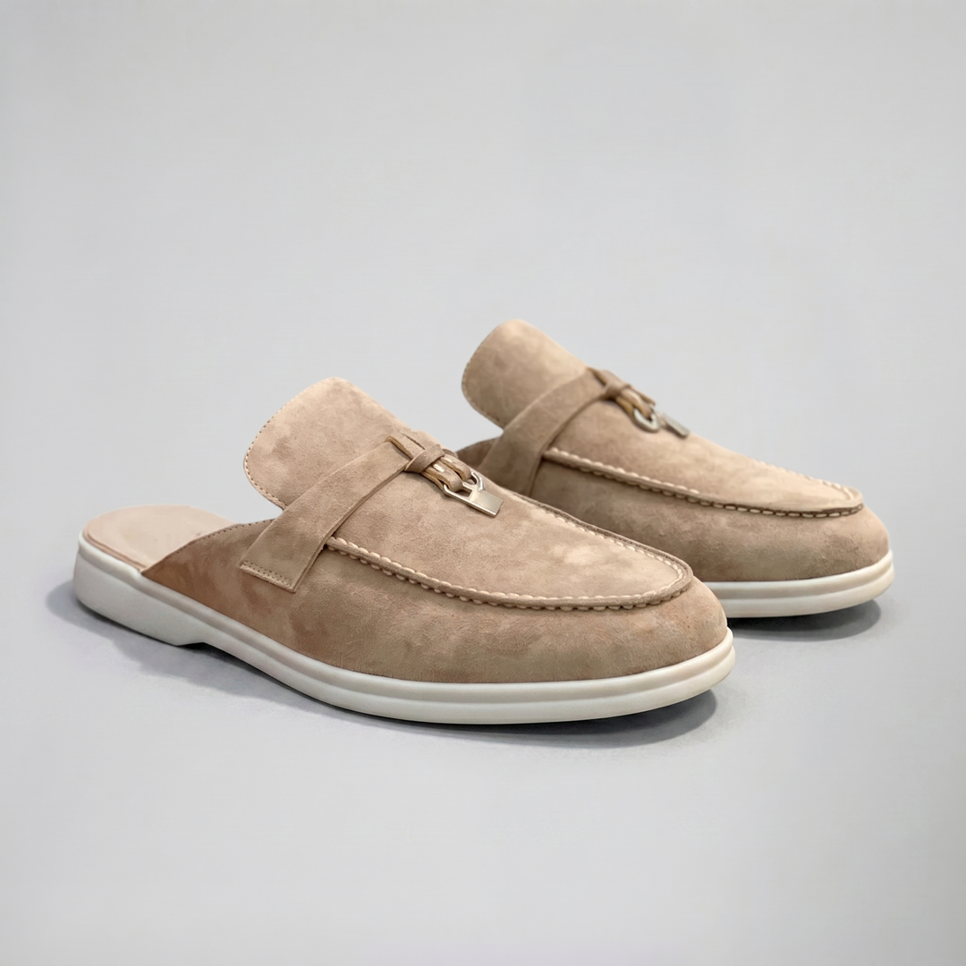 Women’s Suede Backless Loafers | Celestiella