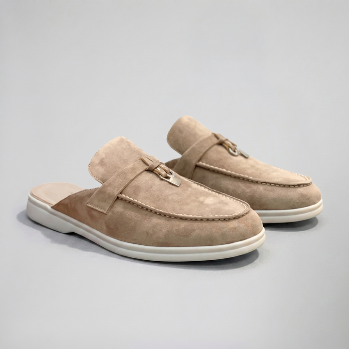 Women’s Suede Backless Loafers | Celestiella
