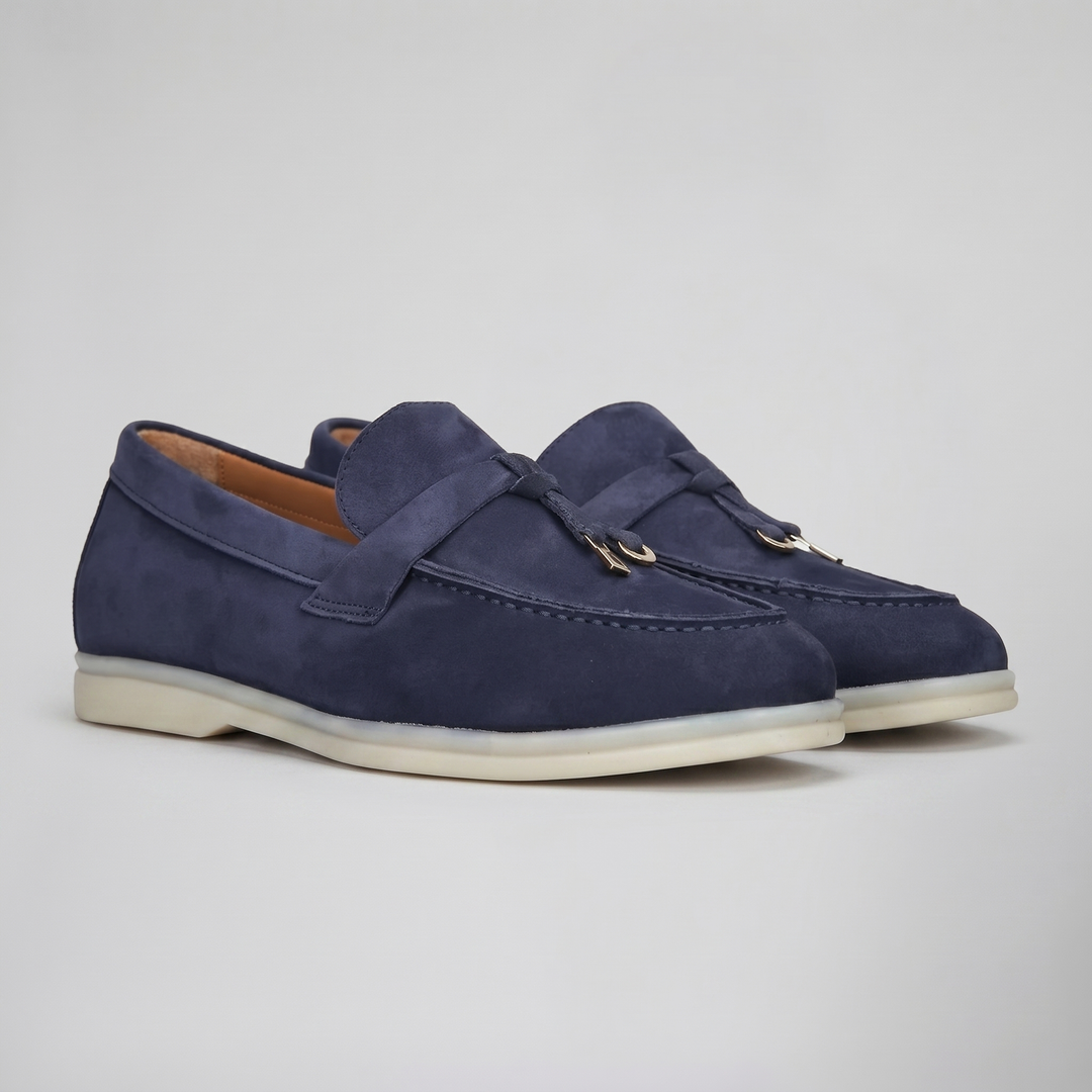 Women’s Suede Lock Loafers | Celestiella