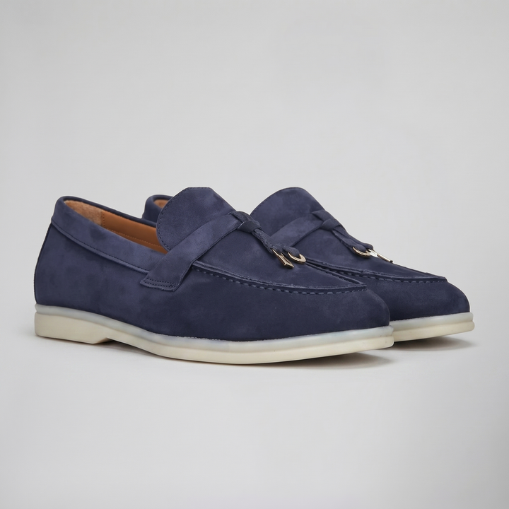 Women’s Suede Lock Loafers | Celestiella