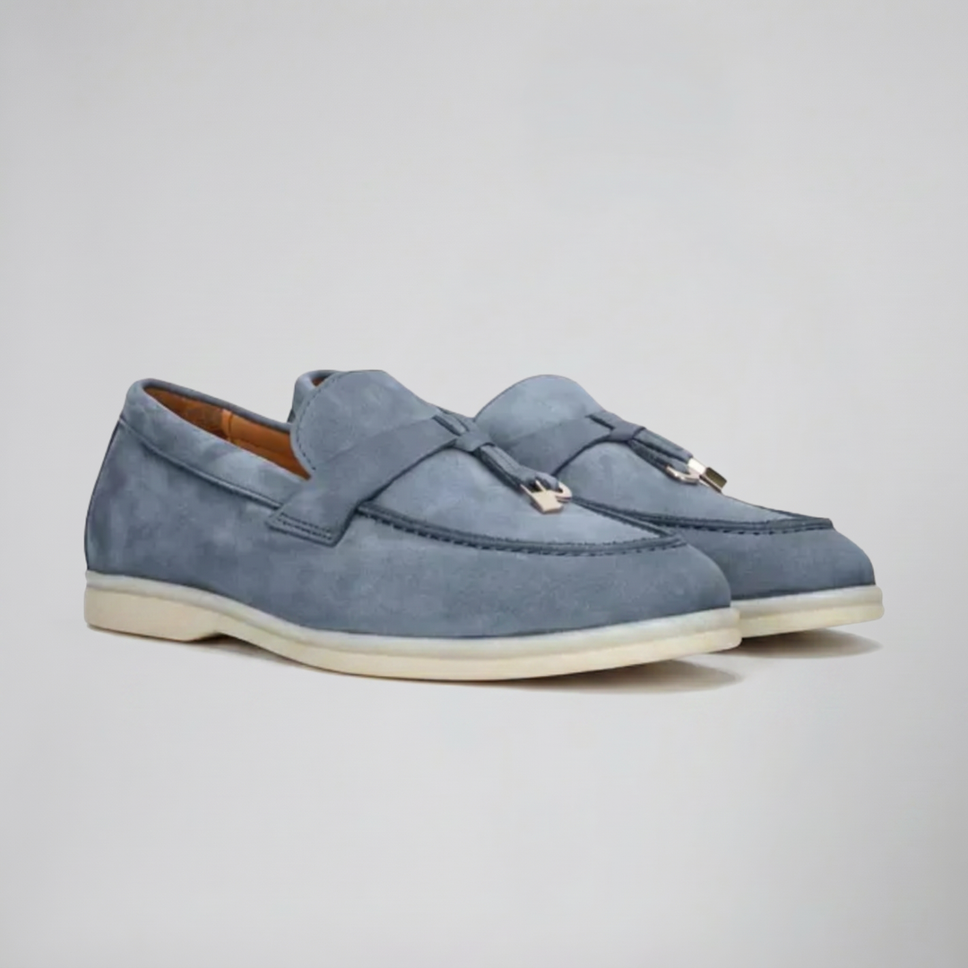 Women’s Suede Lock Loafers | Celestiella