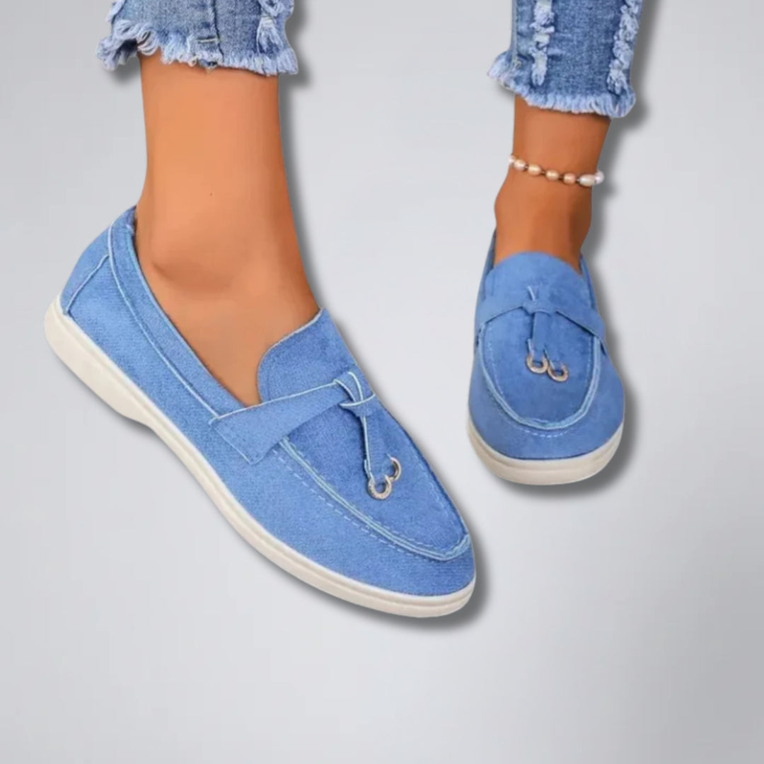 Women's Loafers – Suede Tassel