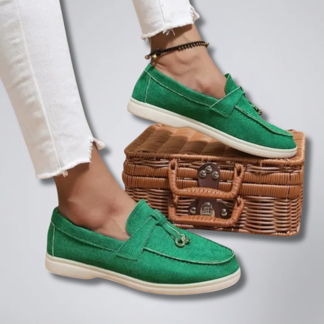 Women's Loafers – Suede Tassel