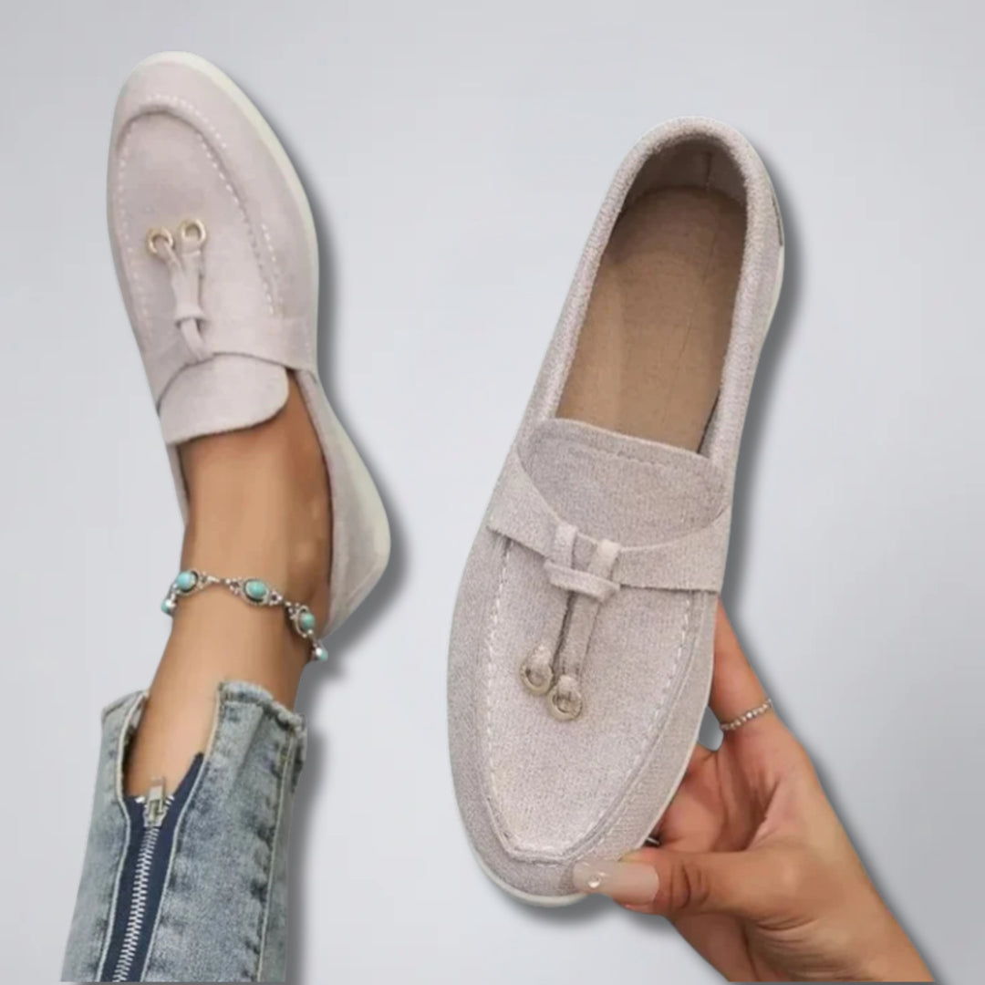 Women's Loafers – Suede Tassel