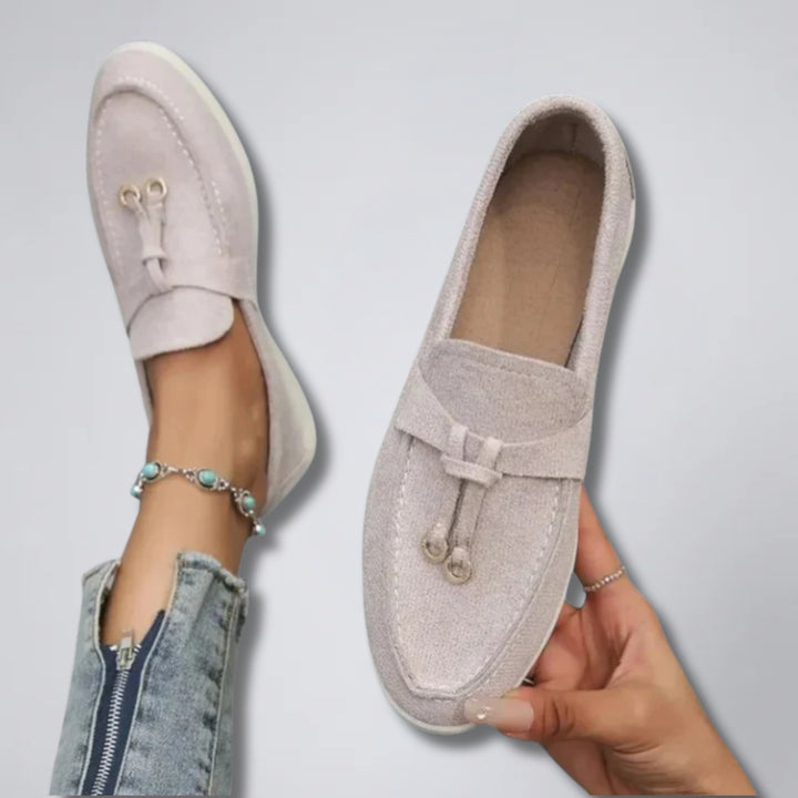 Women's Loafers – Suede Tassel