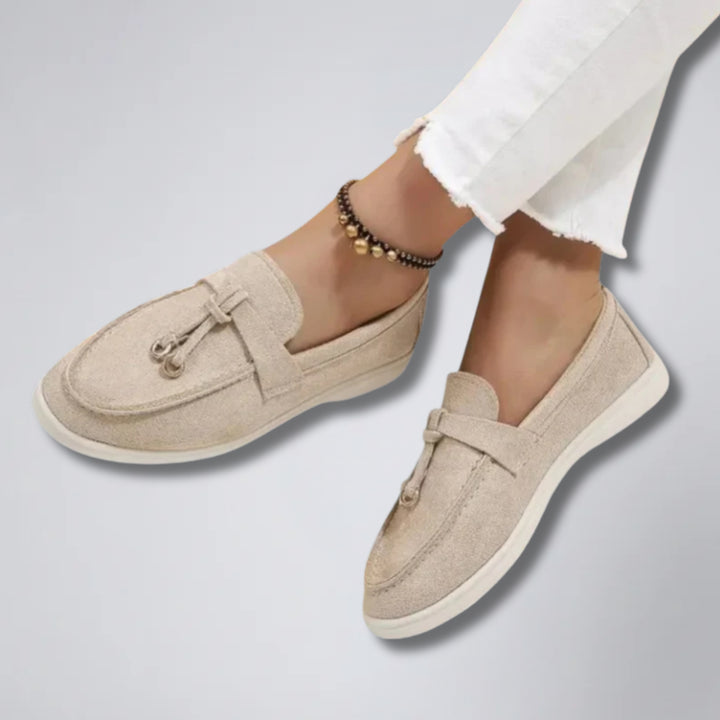 Women's Loafers – Suede Tassel