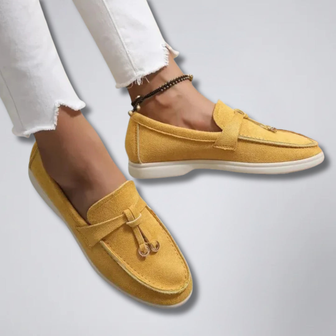 Women's Loafers – Suede Tassel
