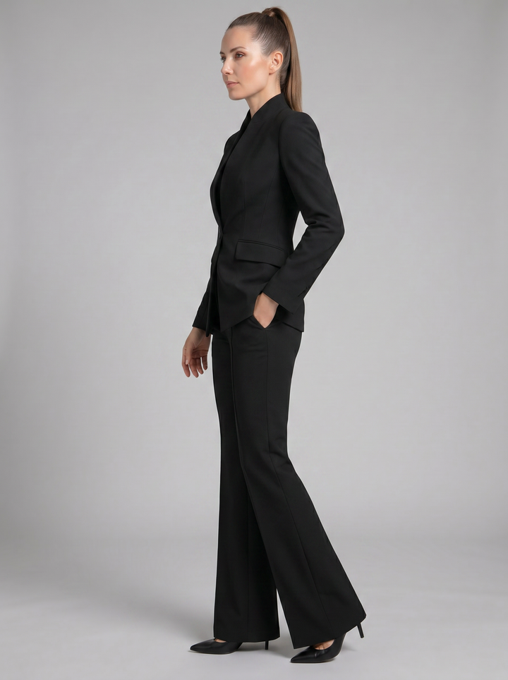 Women's Tailored Blazer & Trouser Suit Set – Smart Formal Co-Ord