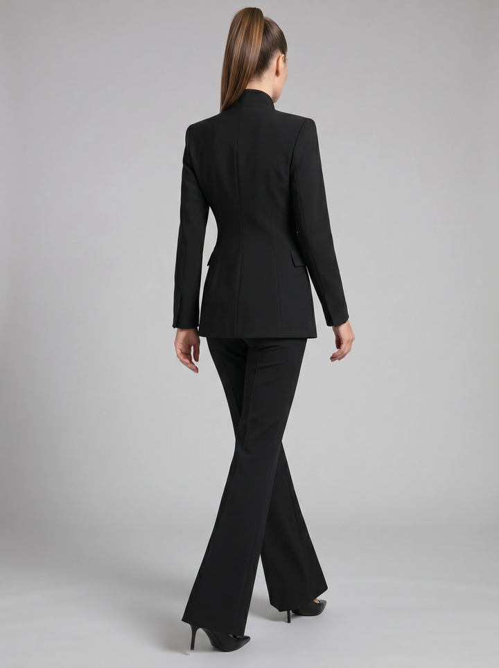 Women's Tailored Blazer & Trouser Suit Set – Smart Formal Co-Ord
