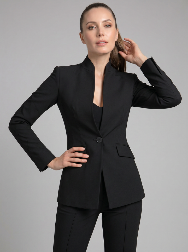 Women's Tailored Blazer & Trouser Suit Set – Smart Formal Co-Ord