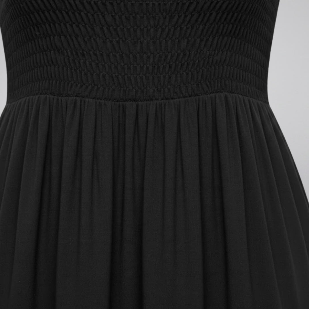 Women's Maxi Dress – Tie-Strap Tiered Summer Style