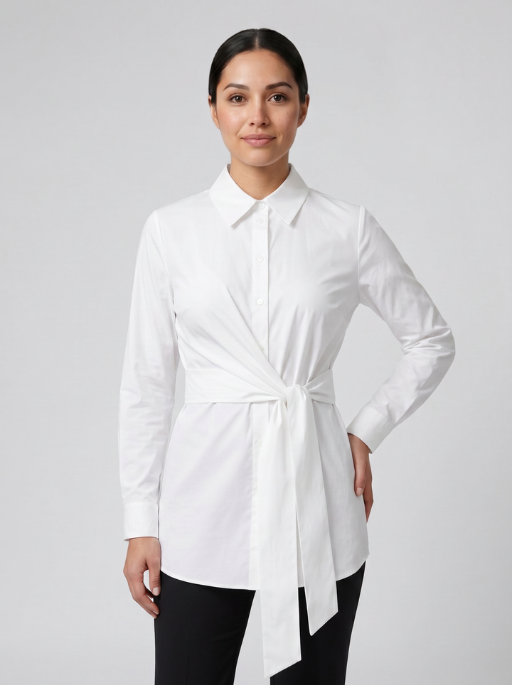 Women's Shirt – Tie-Waist Relaxed
