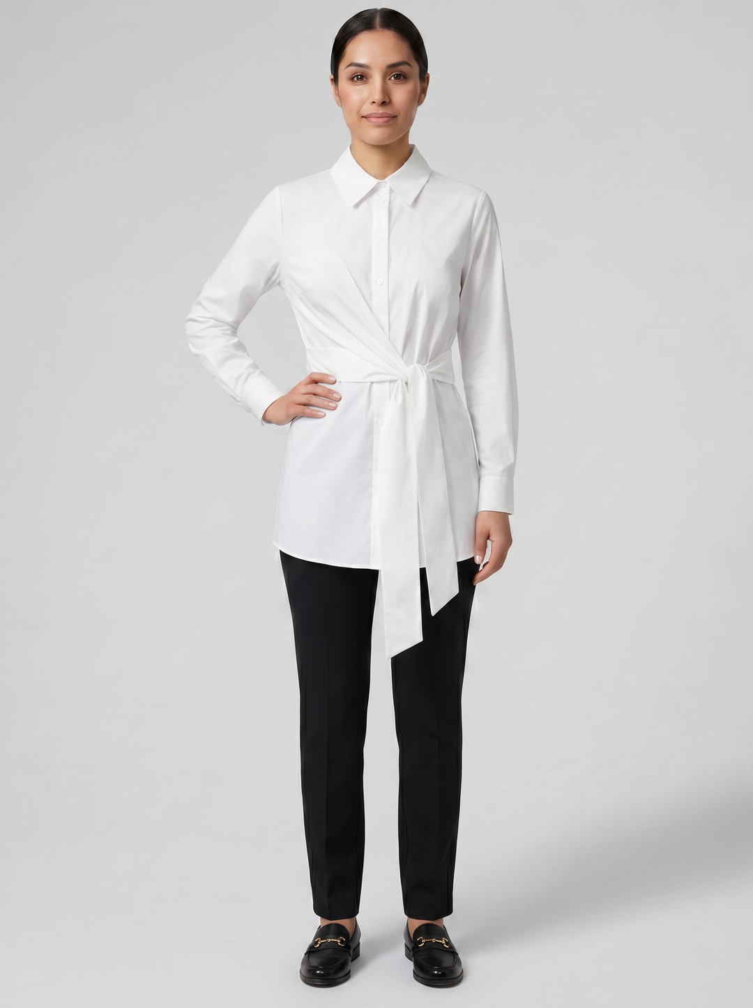 Women's Shirt – Tie-Waist Relaxed