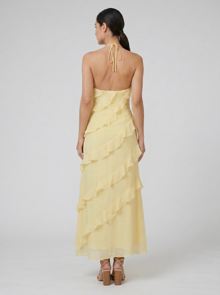 Women's Maxi Dress – Tiered Ruffle Summer Style