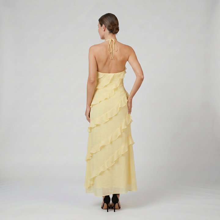 Women's Maxi Dress – Tiered Ruffle Summer Style