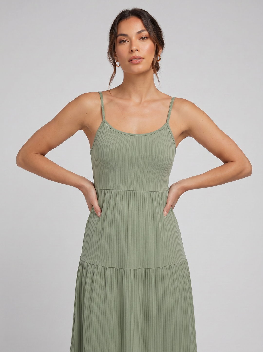 Women's Maxi Dress – Strap Tiered Boho Summer Style